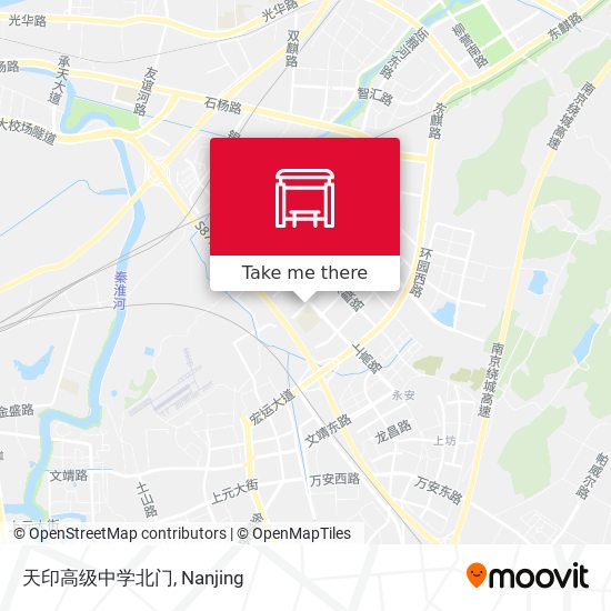 天印高级中学北门 map