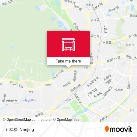 五棵松 map