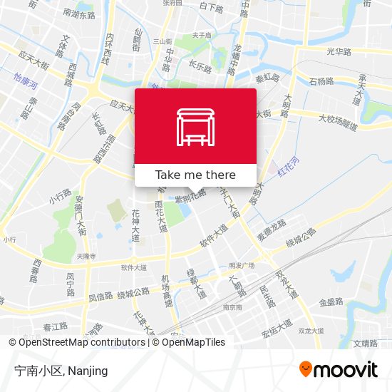宁南小区 map