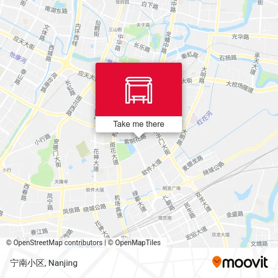 宁南小区 map