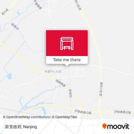 新篁政府 map