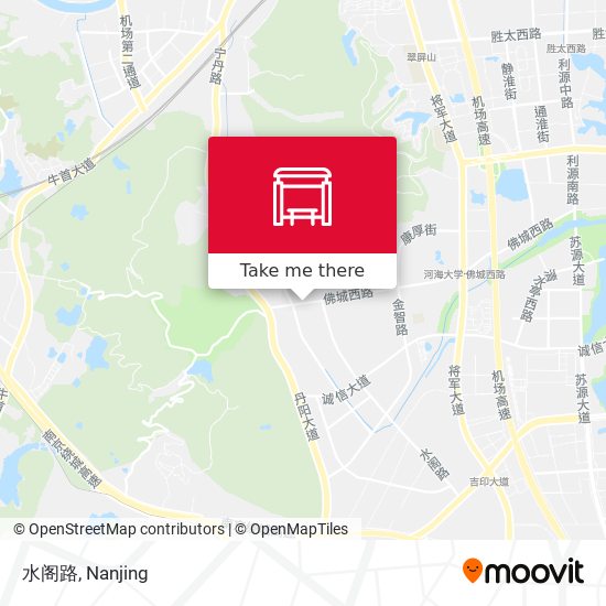 水阁路 map