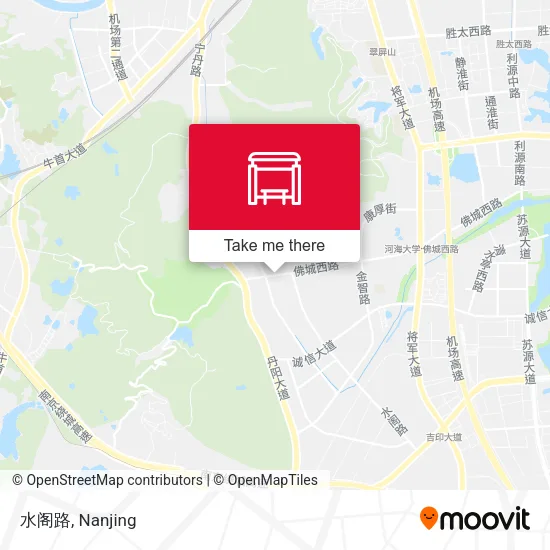 水阁路 map
