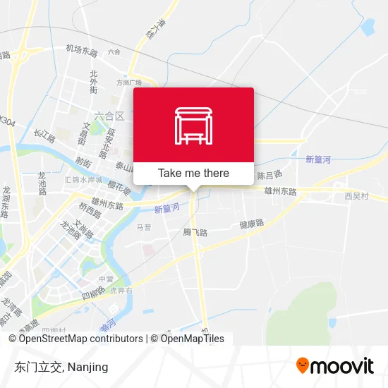 东门立交 map