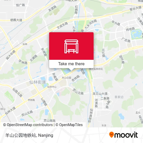羊山公园地铁站 map
