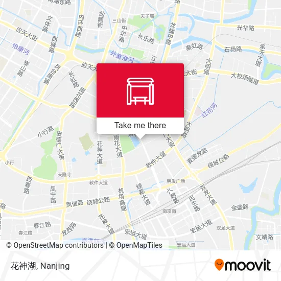 花神湖 map