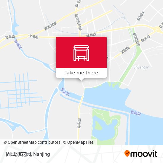 固城湖花园 map