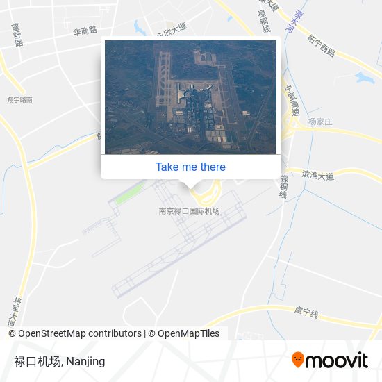 禄口机场 map