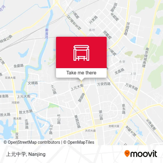 上元中学 map