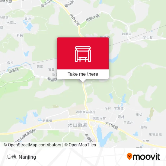 后巷 map