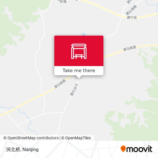 涧北桥 map