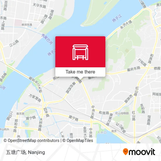 五塘广场 map