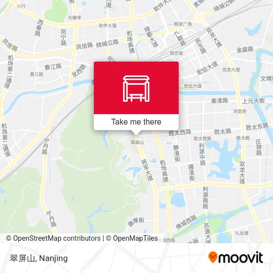 翠屏山 map