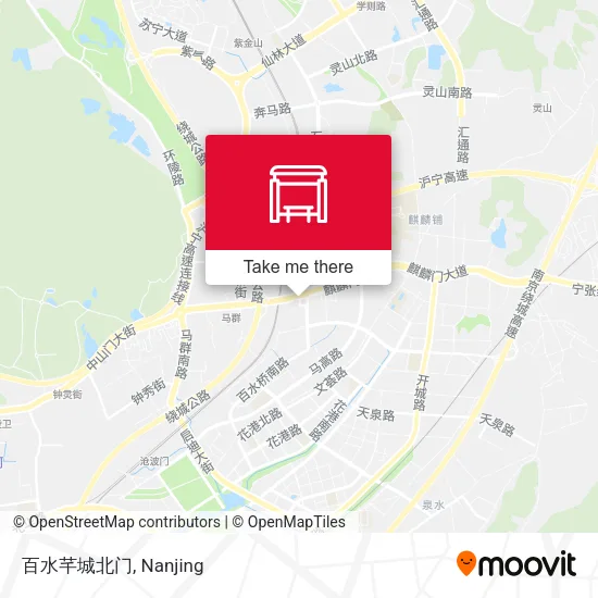 百水芊城北门 map