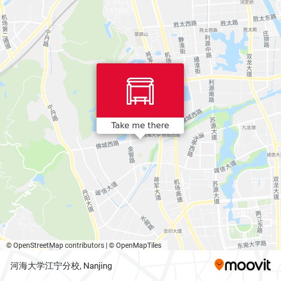 河海大学江宁分校 map