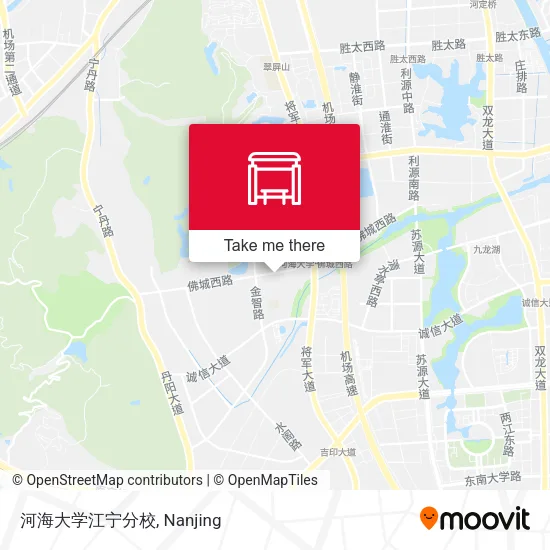 河海大学江宁分校 map