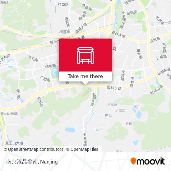 南京液晶谷南 map