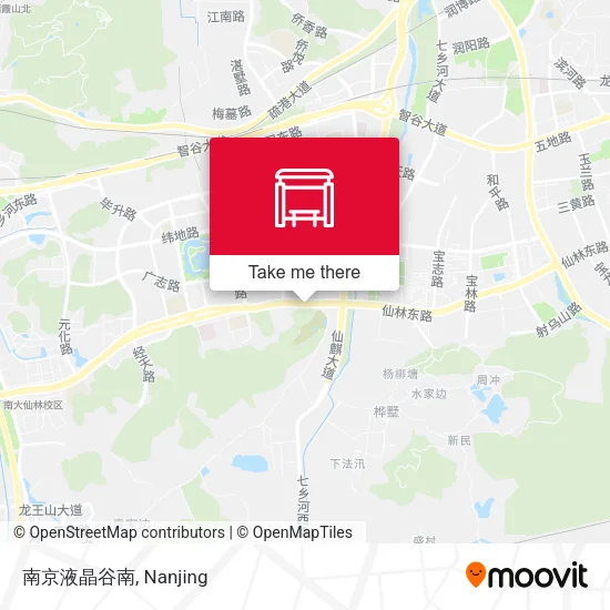 南京液晶谷南 map