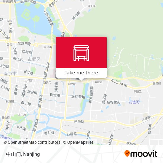 中山门 map