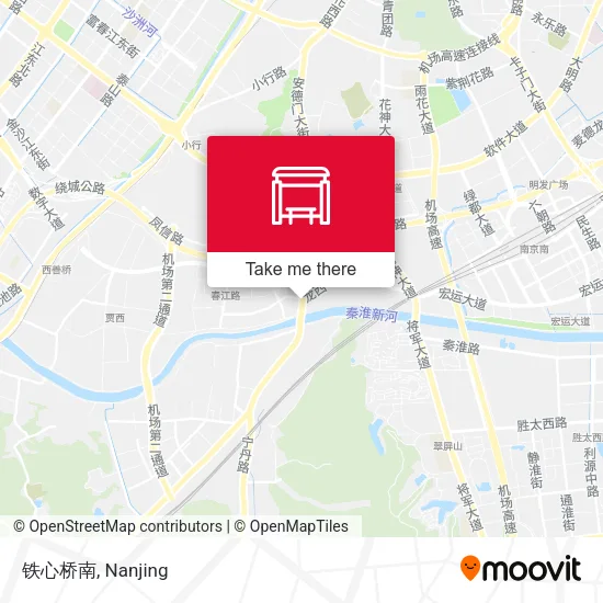 铁心桥南 map