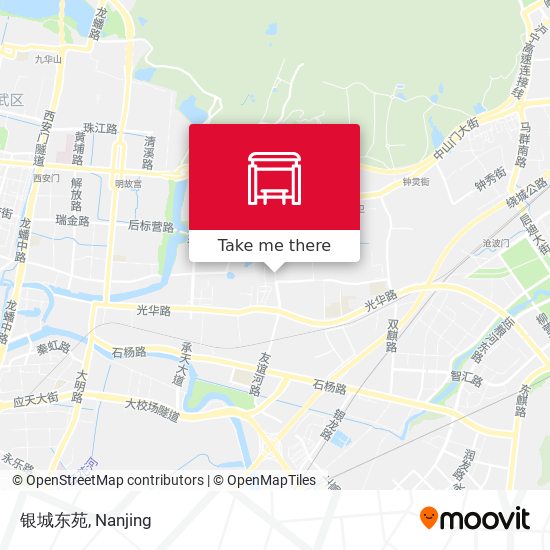 银城东苑 map