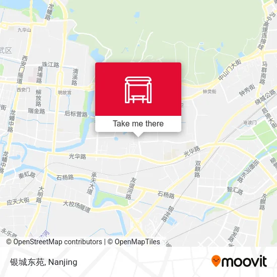 银城东苑 map