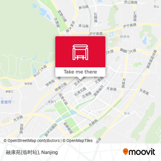 融康苑(临时站) map