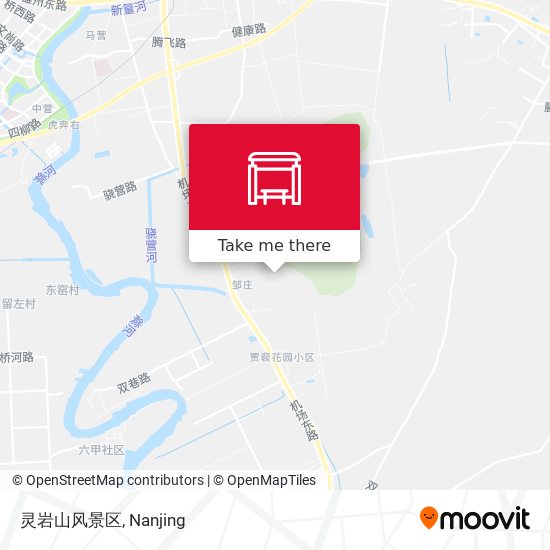 灵岩山风景区 map