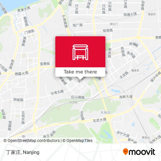 丁家庄 map