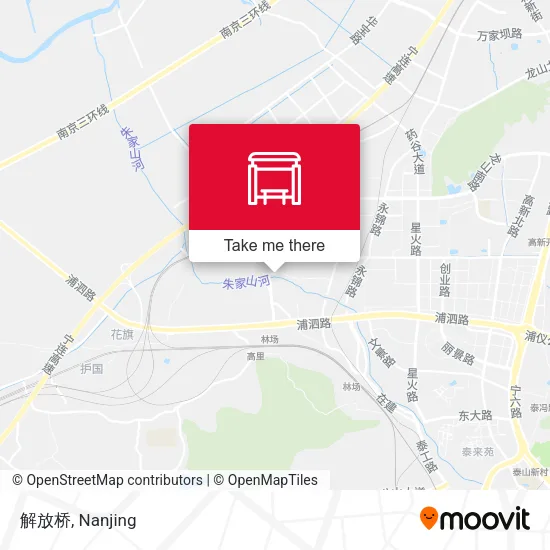 解放桥 map