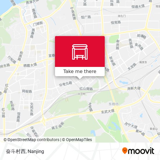 奋斗村西 map