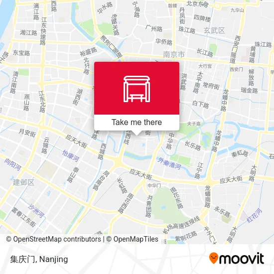 集庆门 map