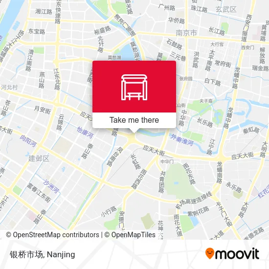 银桥市场 map
