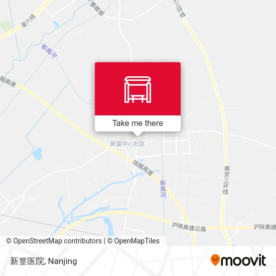新篁医院 map