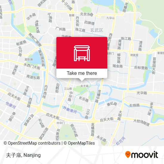 夫子庙 map