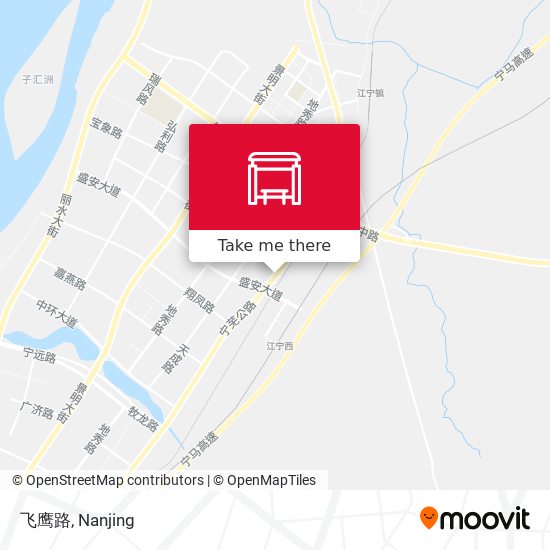 飞鹰路 map