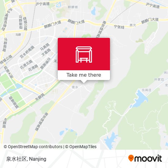泉水社区 map