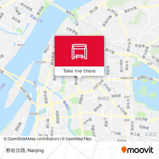 察哈尔路 map