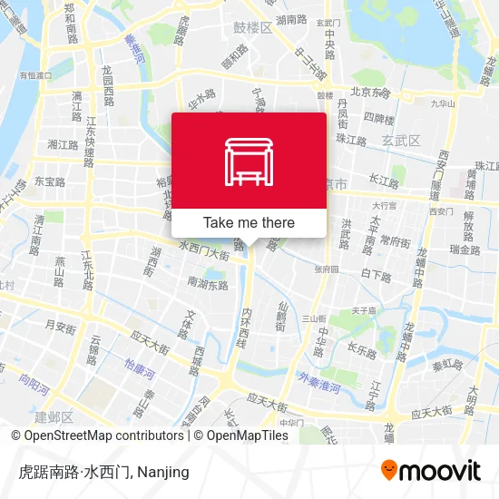 虎踞南路·水西门 map