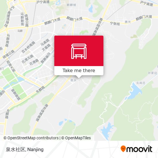 泉水社区 map