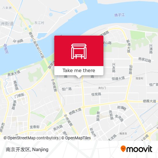 南京开发区 map
