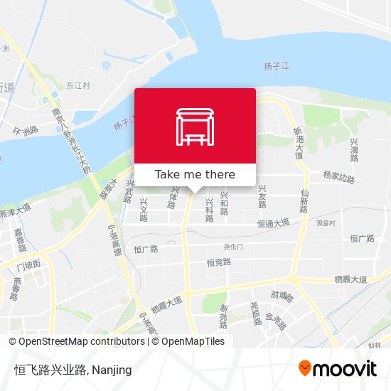 恒飞路兴业路 map