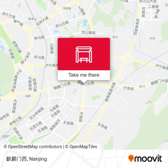 麒麟门西 map