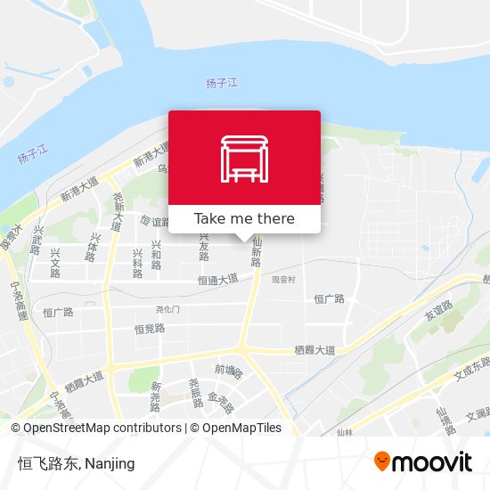 恒飞路东 map