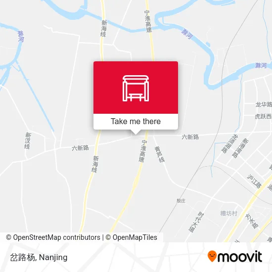 岔路杨 map