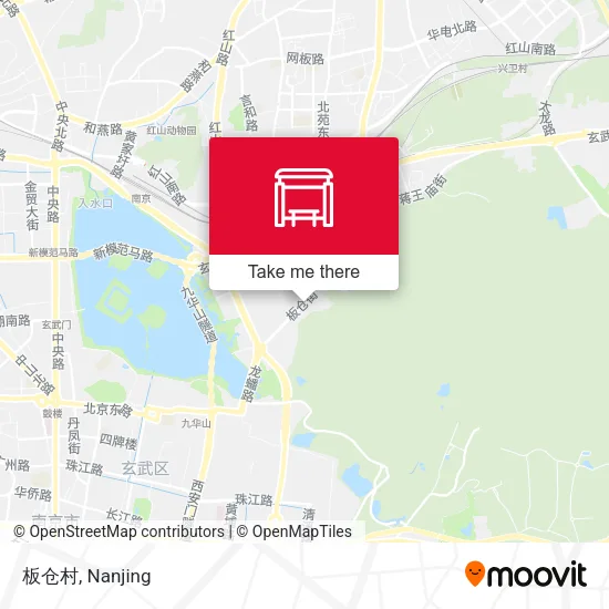 板仓村 map