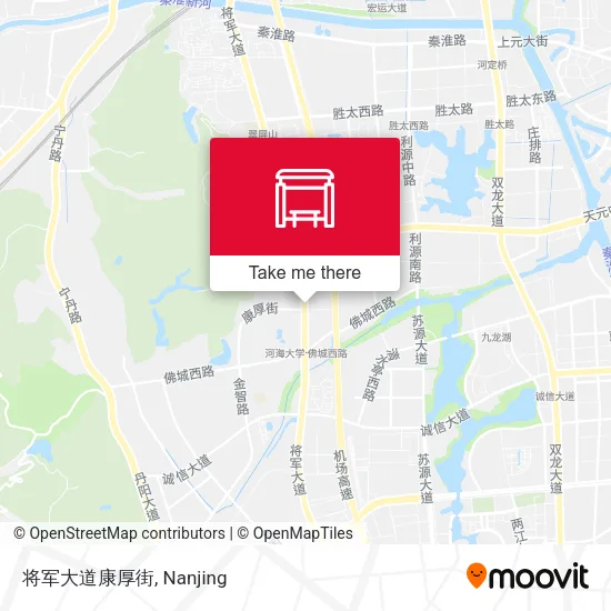 将军大道康厚街 map