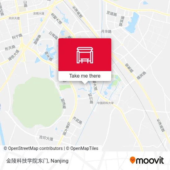 金陵科技学院东门 map