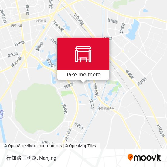 行知路玉树路 map