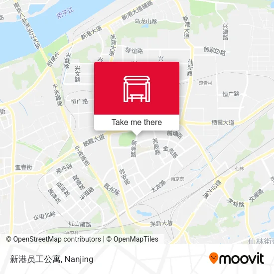 新港员工公寓 map